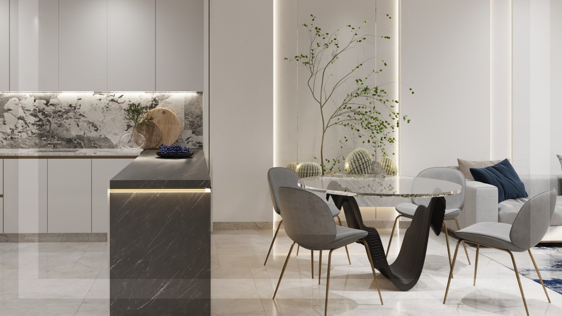 Квартира Студия в IVY Gardens 2, №. 11011